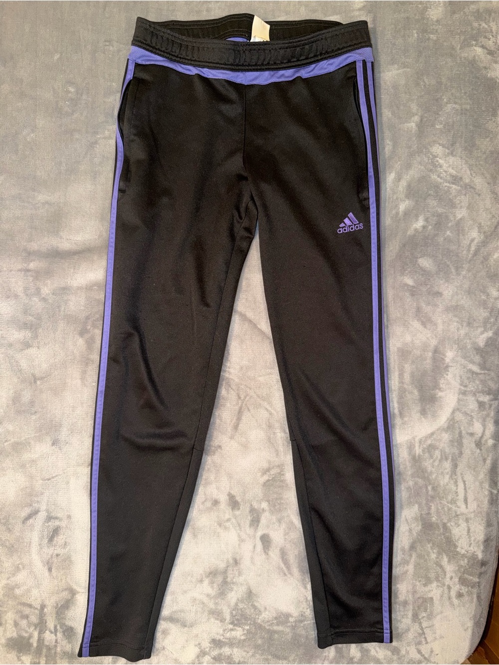 🖤💜 adidas Classic Track Pants with Ankle Zippers